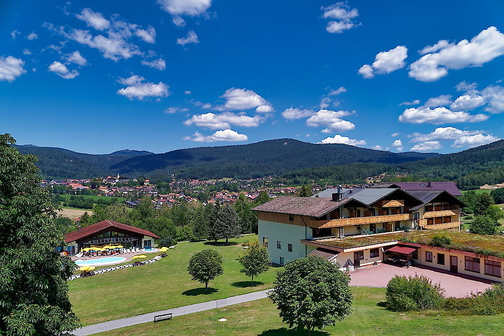 Luftaufnahme Hotel Riederin in Bodenmais Bayerischer Wald
